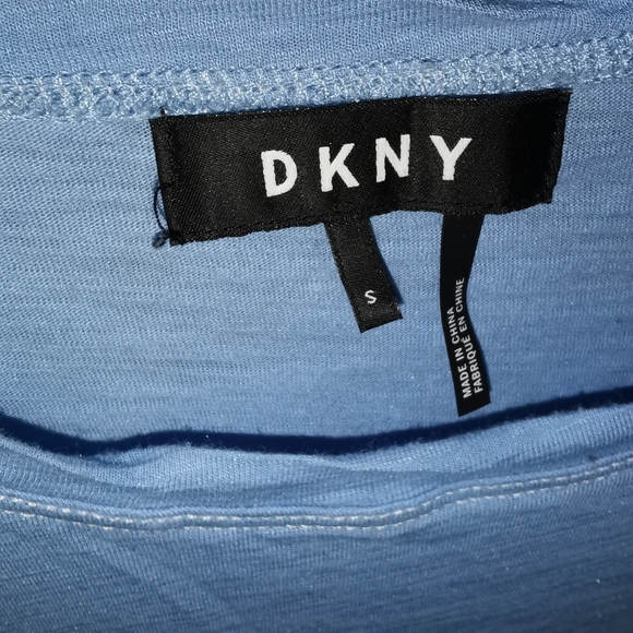 DKNY t-shirt with layer bottom size S modal blend - Picture 5 of 6